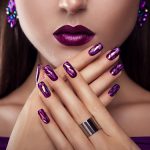 نمونه ست رنگ رژلب و ناخن