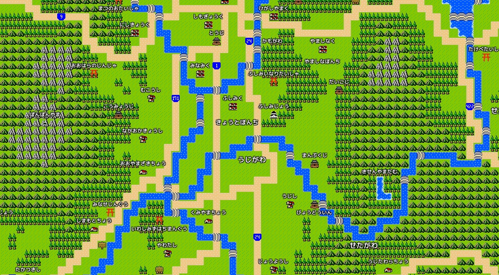 ���c�^�m�F �i �܂����܂��� �^�m�F �j�搶�̒������s �n�}